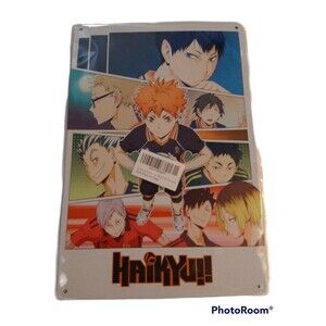 Haikyu!! Cute Anime poster made of metal